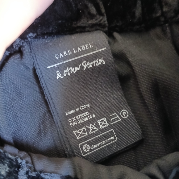 & Other Stories Black Wide Leg Pants - Picture 6 of 15